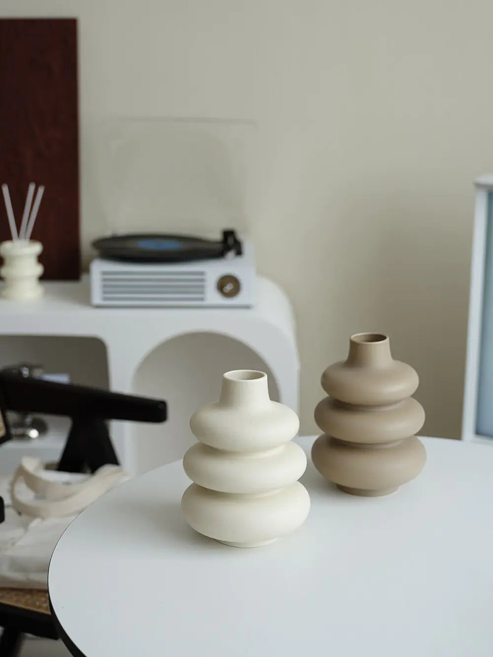 Tiered Ceramic Vase