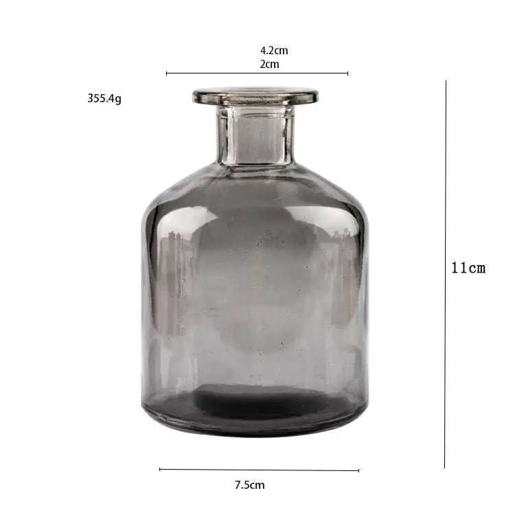 Colored Glass Bottle