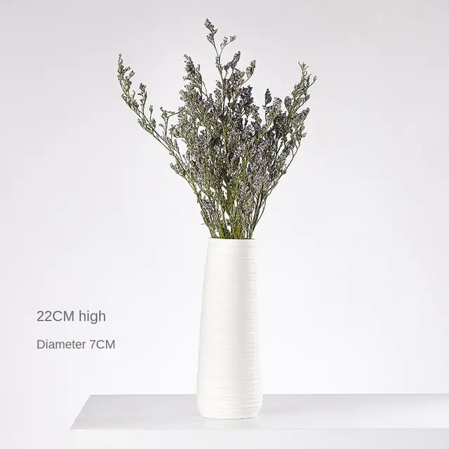 White Ceramic Vases