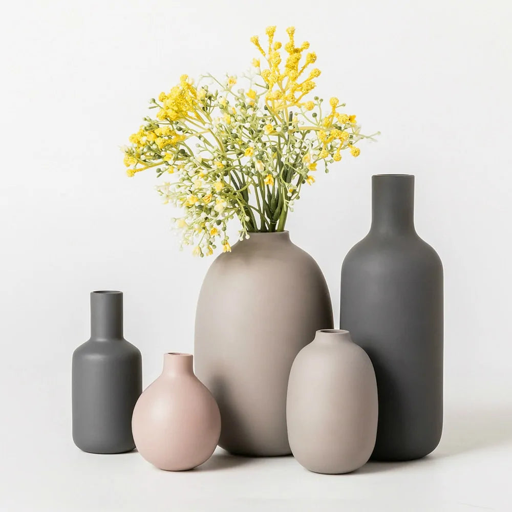 Matte Finish Ceramic Vases