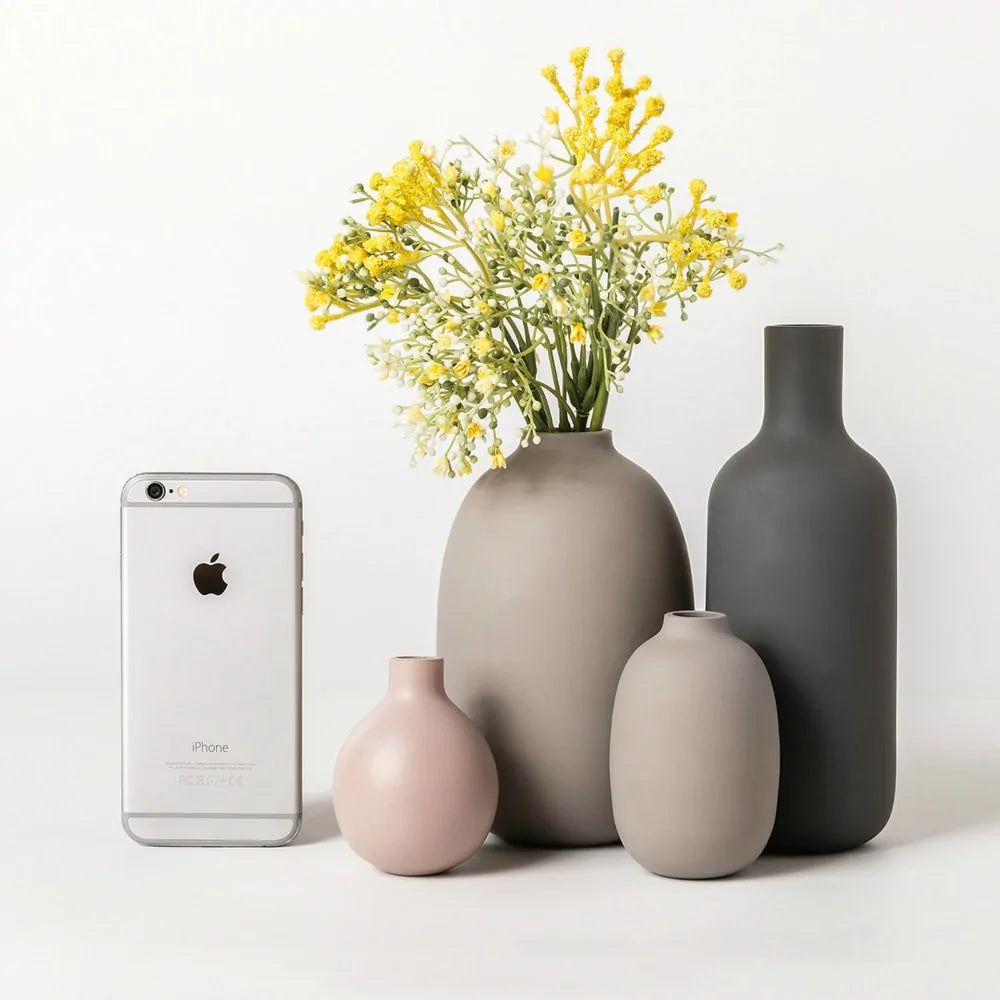 Matte Finish Ceramic Vases
