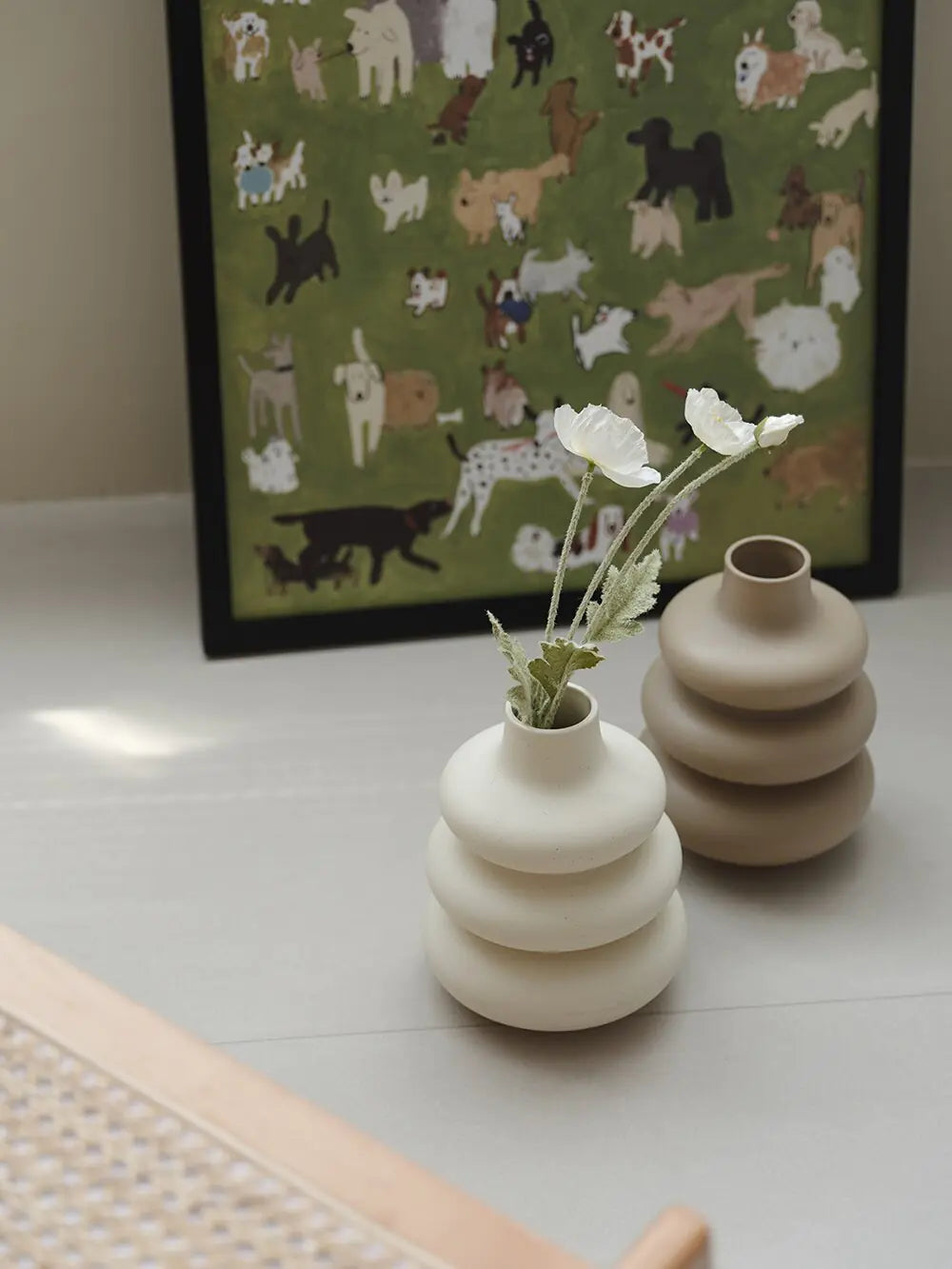 Tiered Ceramic Vase