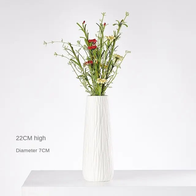 White Ceramic Vases