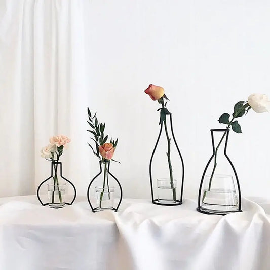Minimalist Metal Flower Frame