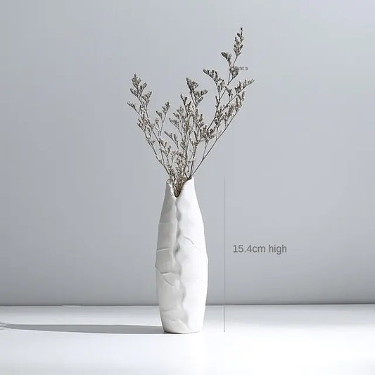 White Ceramic Vases