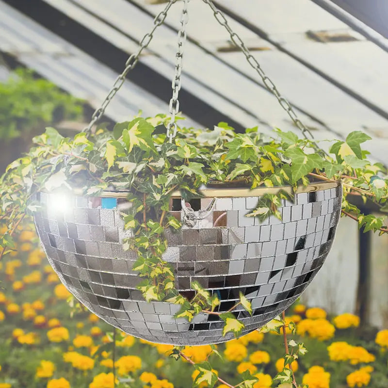Hanging Disco Ball Planter