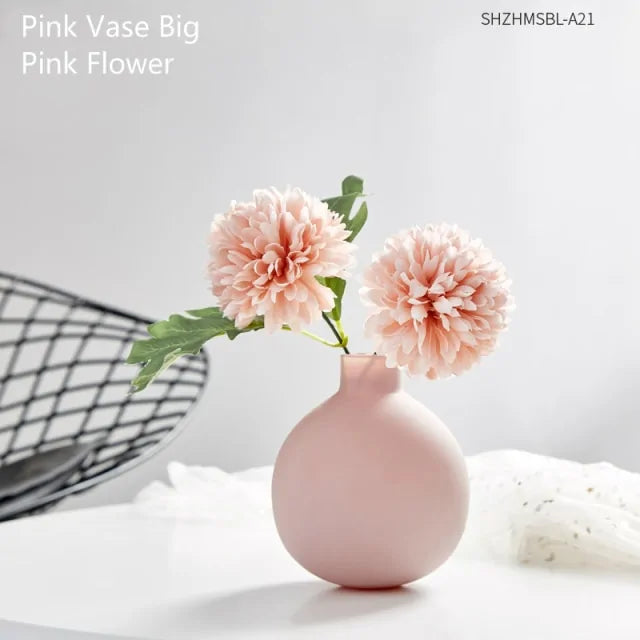 Matte Finish Ceramic Vases
