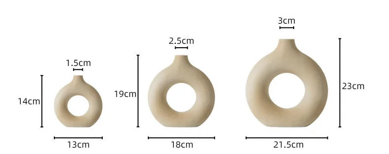 Circle Ceramic Vase