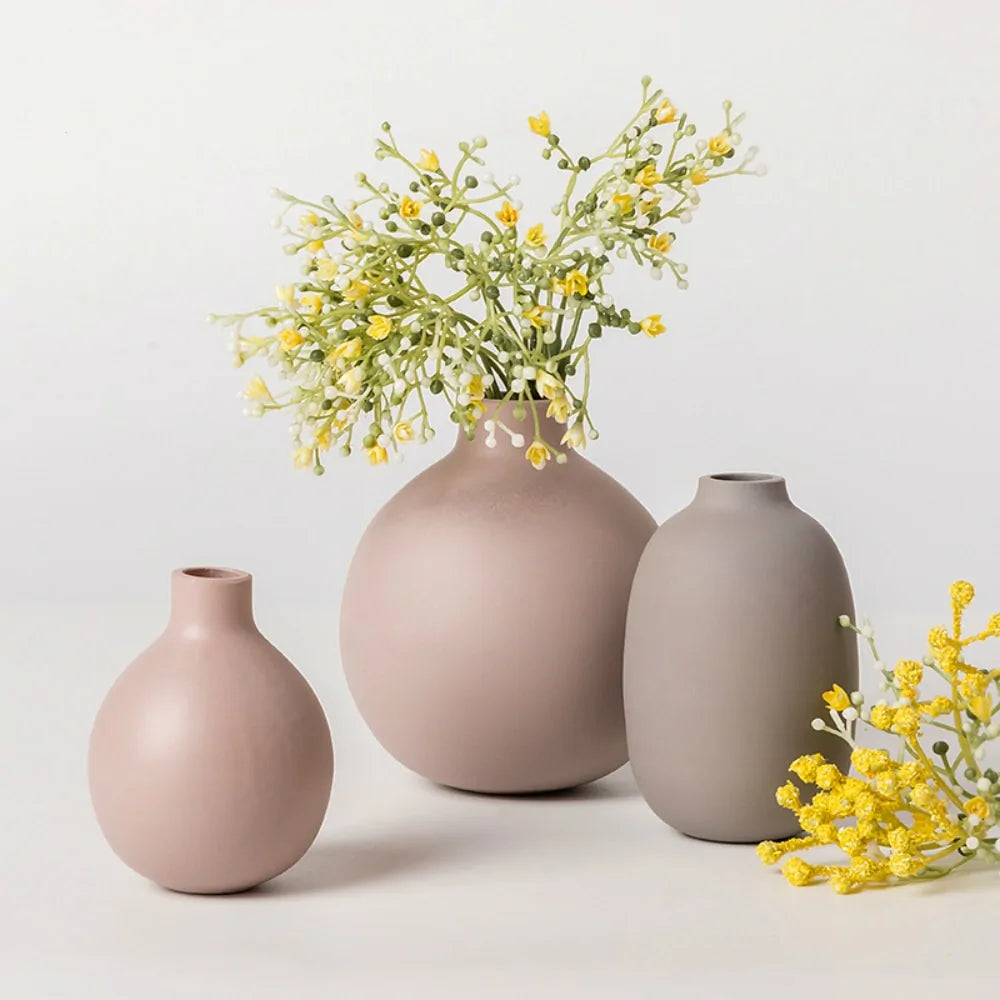Matte Finish Ceramic Vases
