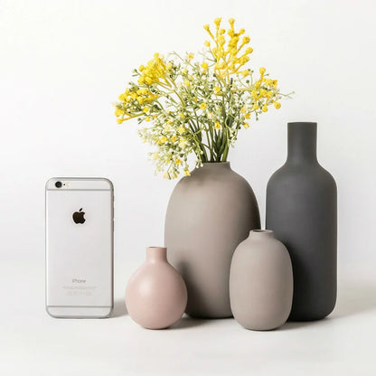 Matte Finish Ceramic Vases