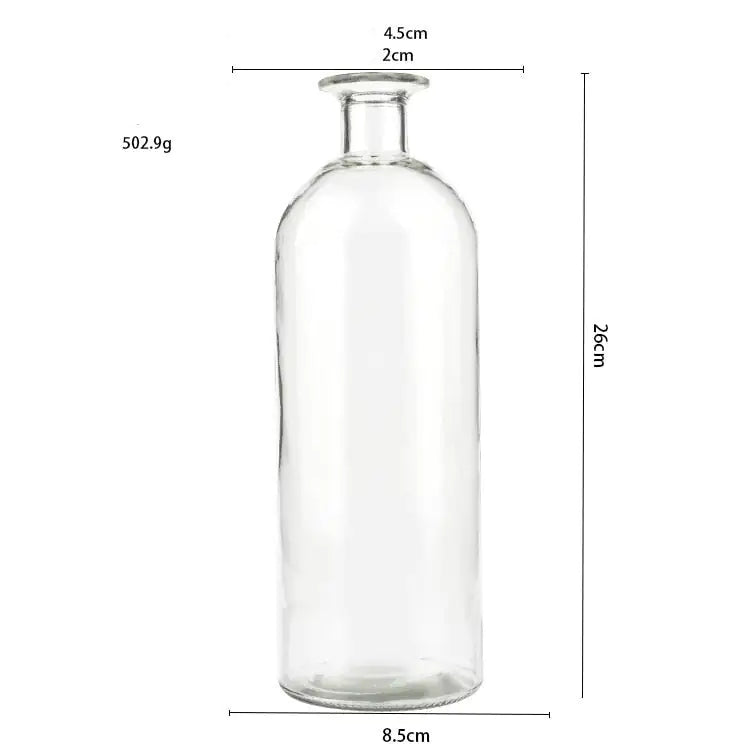 Colored Glass Bottle