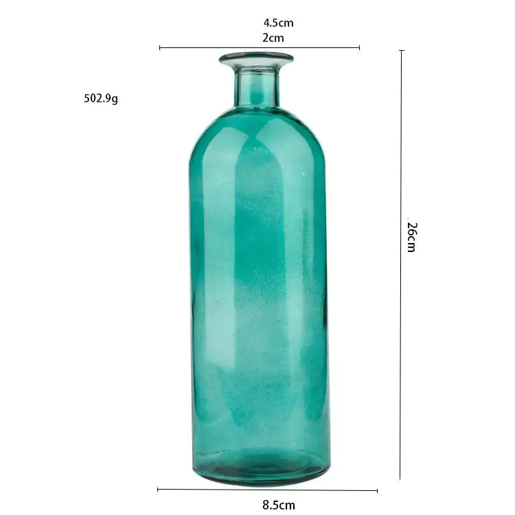 Colored Glass Bottle