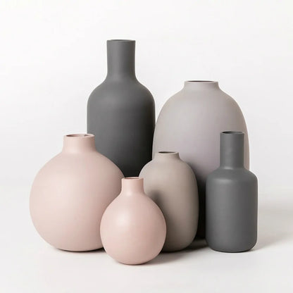 Matte Finish Ceramic Vases