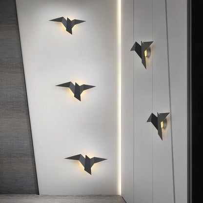 Origami Bird Wall Lamp
