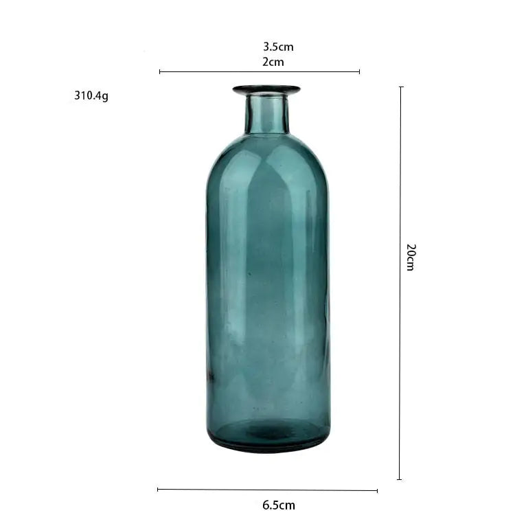 Colored Glass Bottle